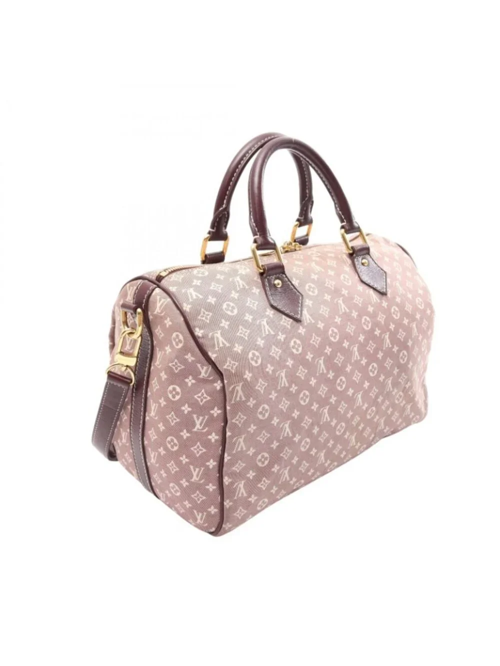 Louis Vuitton Handbag Speedy Bandouliere 30 Monogram Idylle 2-Way Sepia Canvas